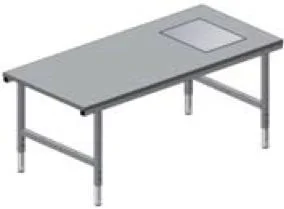 DKP203200 Pack- und Arbeitstisch mit Waage