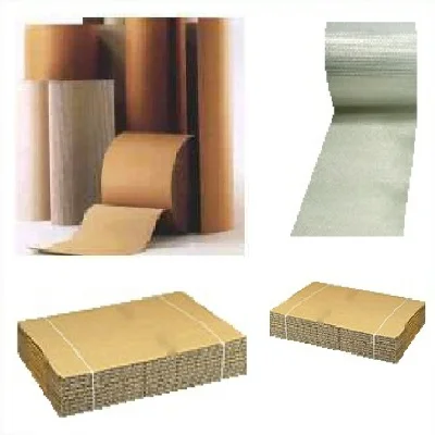 Wellpappe und Rollenwellpappe